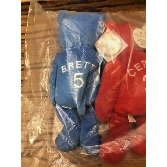 BEANIE Bears REGGIE JACKSON '99 BASEBALL Hall of Fame Set of 4 Collectable - Picture 8 of 12